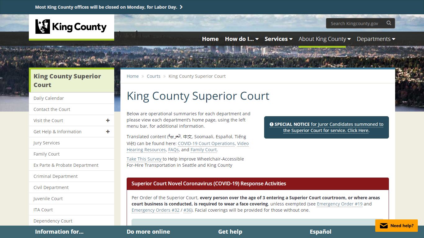 King County Superior Court - King County - King County, Washington